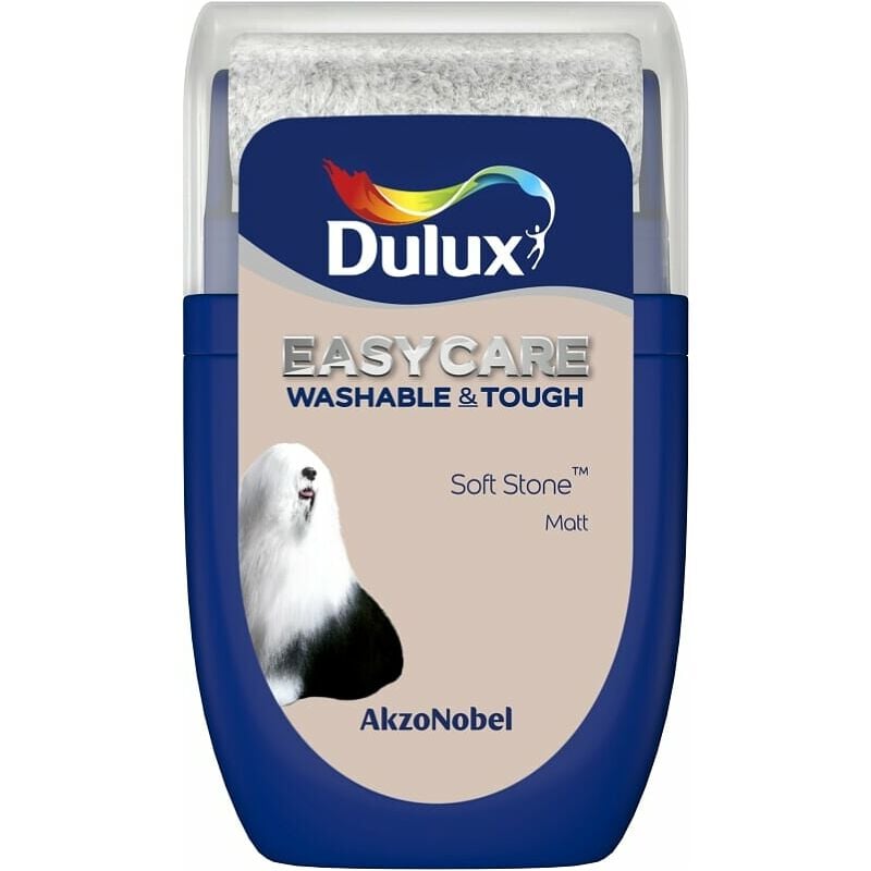 Dulux Retail - Dulux Easycare Washable Tough Matt Tester Pot - 30ml - Soft Stone - Soft Stone