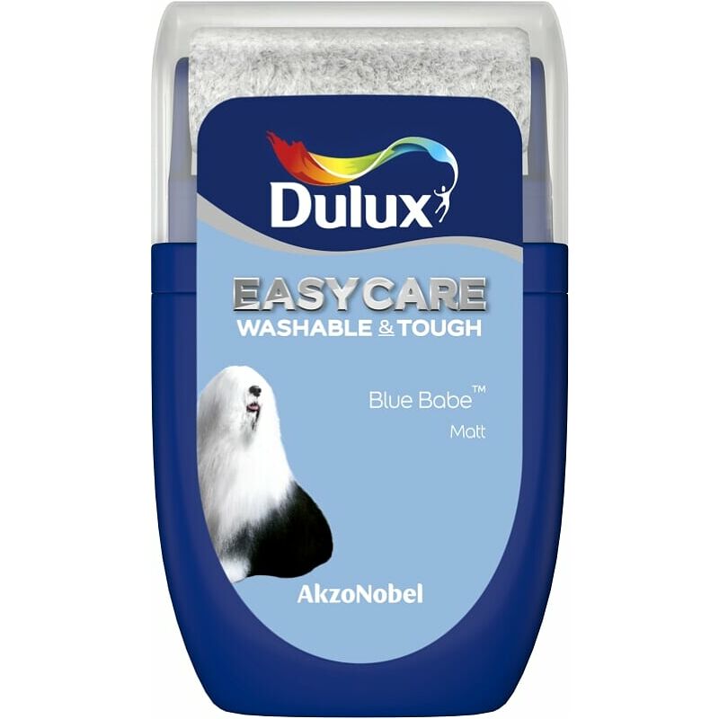 Dulux Easycare Washable Tough Matt Tester Pot - 30ml - Blue Babe