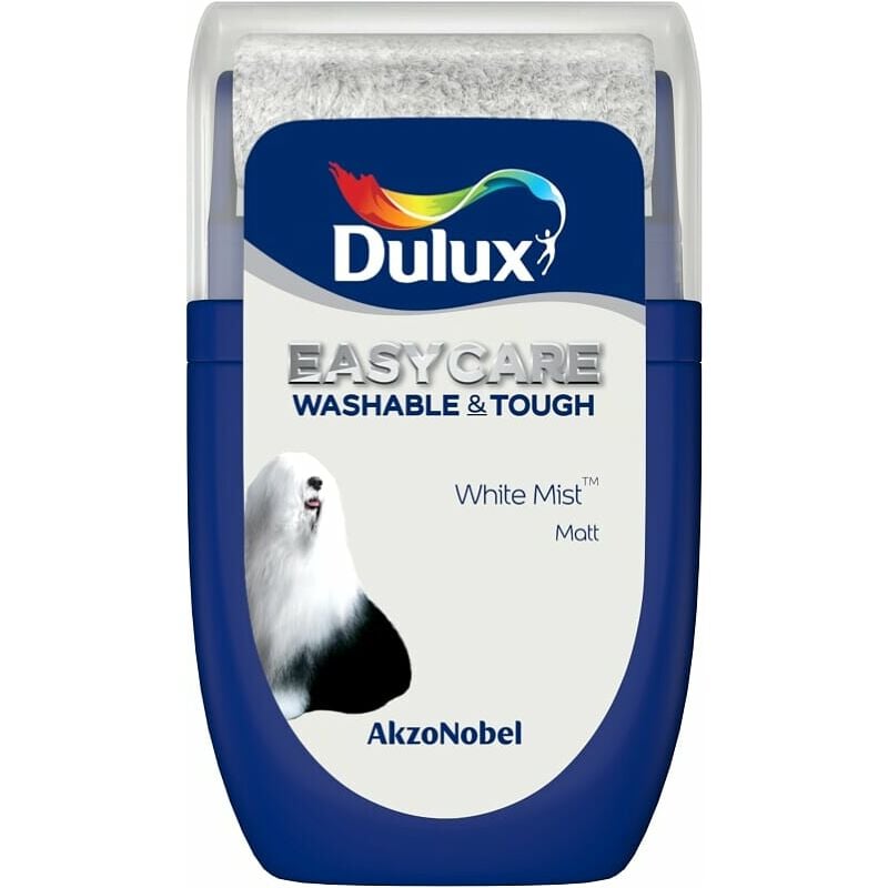 Dulux Easycare Washable Tough Matt Tester Pot - 30ml - White Mist