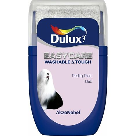Dulux Easycare Washable Tough Matt Tester Pot - 30ml - Pretty Pink