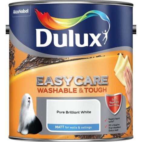DULUX EASYCARE W&T MATT BRILLIANT WHITE 2.5L