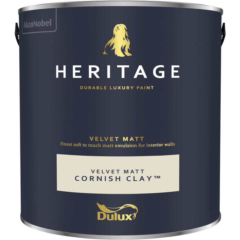 Dulux Heritage - Velvet Matt - 2.5L - Cornish Clay - Cornish Clay