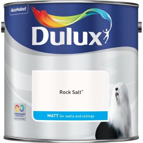 Dulux Retail Matt Paint - Rock Salt - 2.5 Litres