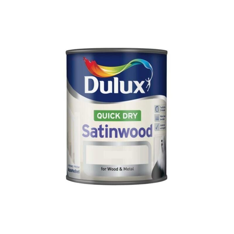 Dulux - Retail Quick Dry Satinwood - 750ml - JASMINE WHITE