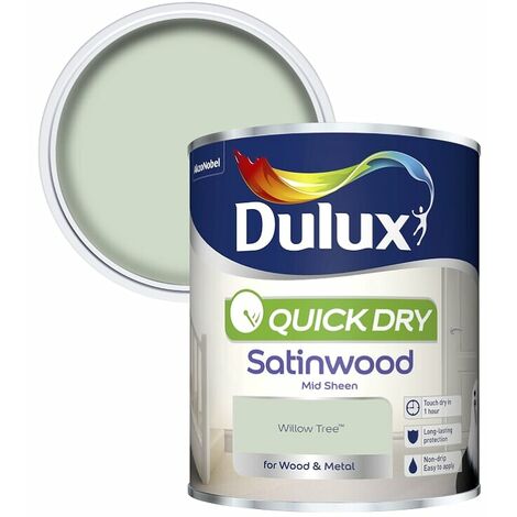 Dulux Quick Dry Satinwood 750ml (choose colour)