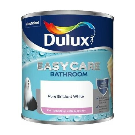 DULUX Retail Bathroom Soft Sheen - Pure Brilliant White - 1L