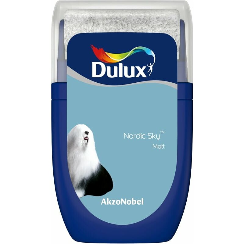 Dulux Retail - Matt Emulsion Tester Paint Pot - 30ml - Nordic Sky - Nordic Sky