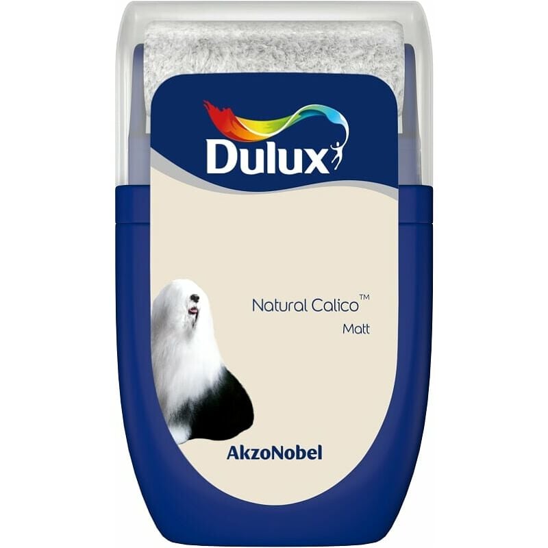 Dulux Retail Matt Emulsion Tester Paint Pot - 30ml - Natural Calico