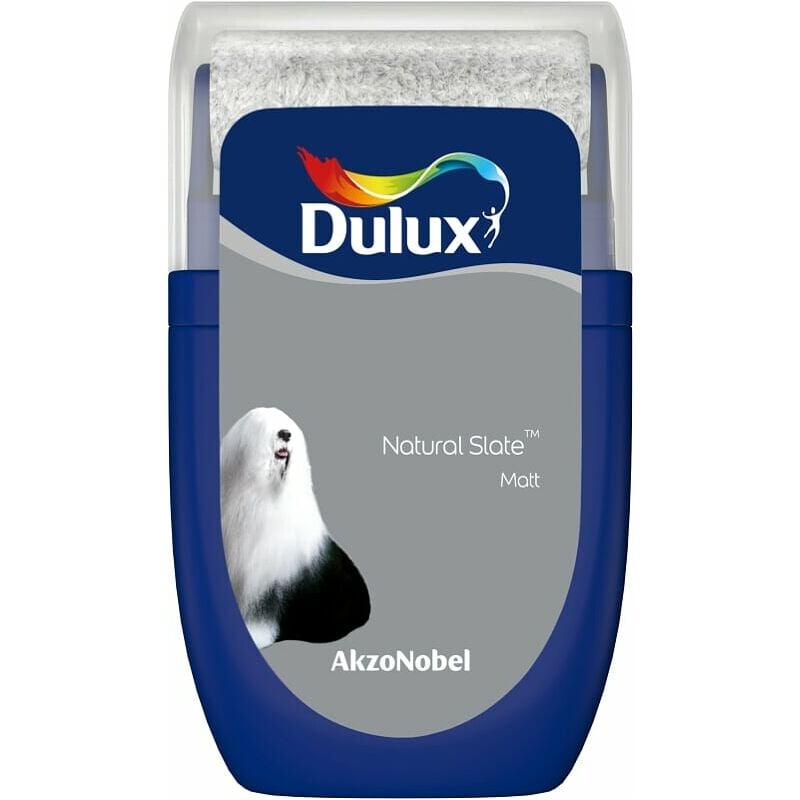 Dulux Retail - Matt Emulsion Tester Paint Pot - 30ml - Natural Slate - Natural Slate