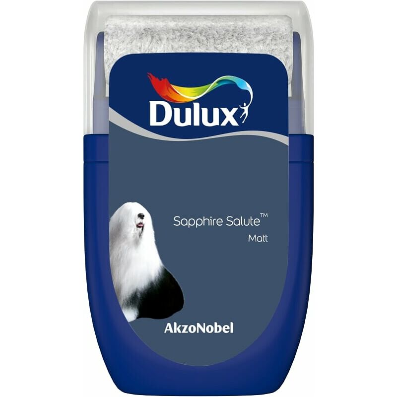 Dulux Retail - Matt Emulsion Tester Paint Pot - 30ml - Sapphire Salute - Sapphire Salute