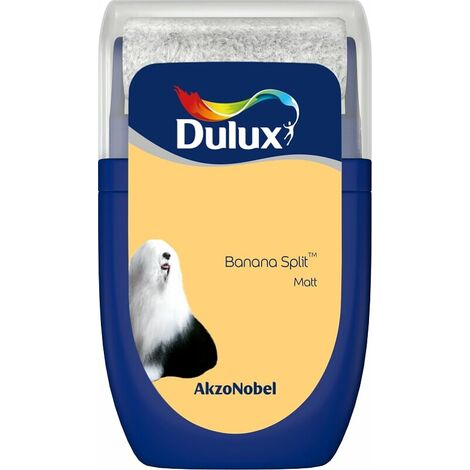 Dulux Retail Matt Emulsion Tester Paint Pot - 30ml - Banana Split