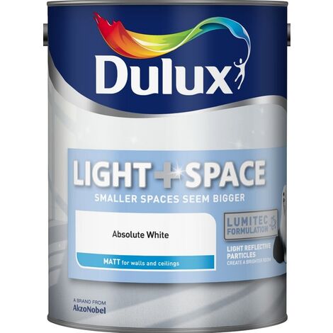 Dulux Retail Matt Light and Space - Absolute White - 5L