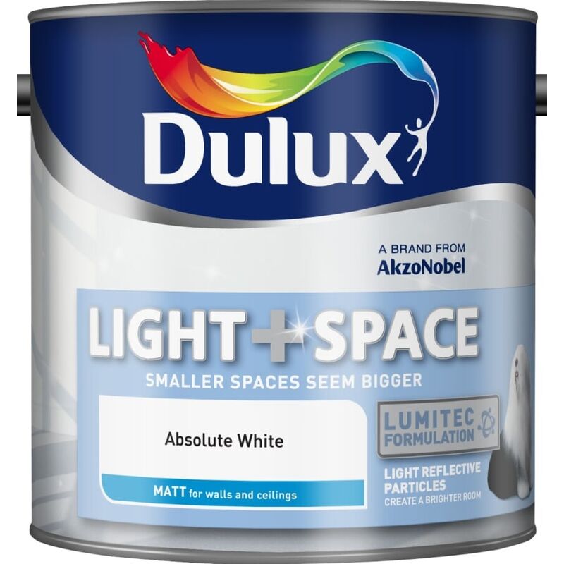 Dulux Retail - Matt Light and Space - Absolute White - 2.5L