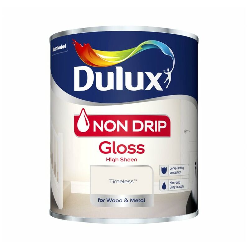 Dulux Retail - Non Drip Gloss Paint - Timeless - 750ml