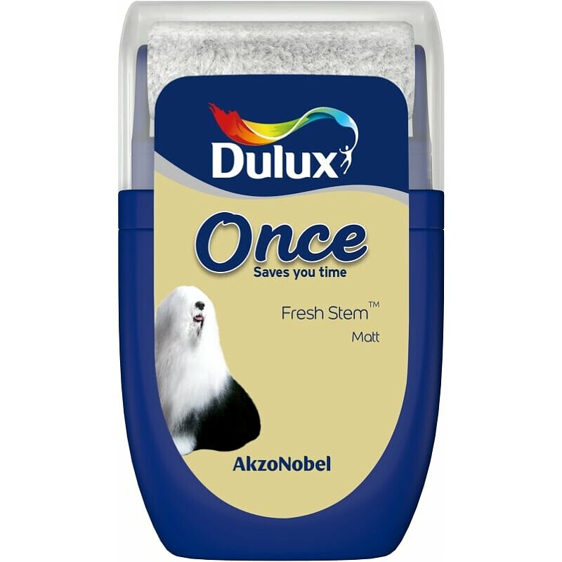 Dulux Retail - Once Matt Tester Paint Pot - 30ml - Fresh Stem - Fresh Stem