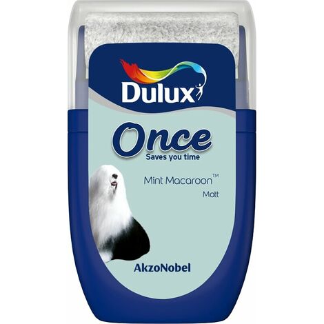Dulux Retail Once Matt Tester Paint Pot - 30ml - Mint Macaroon
