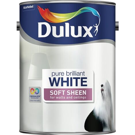 Dulux Retail Soft Sheen - Pure Brilliant White - 5 Litres