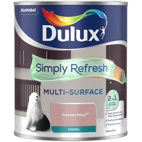 Dulux Simply Refresh Multi-Surface Eggshell Paint - Pressed Petal - 750ml
