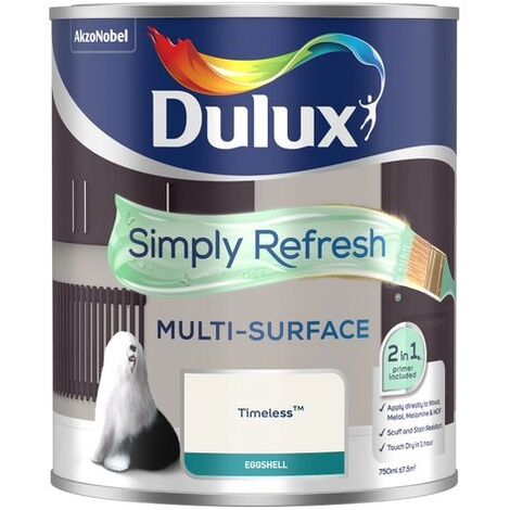 Dulux Simply Refresh Multi-Surface Eggshell Paint - Timeless - 750ml