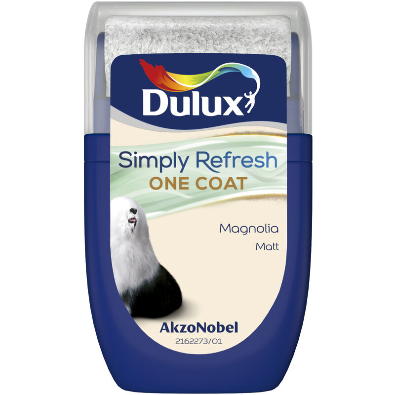 Dulux Retail - Dulux Simply Refresh One Coat Matt Tester Pot - 30ml - Magnolia - Magnolia