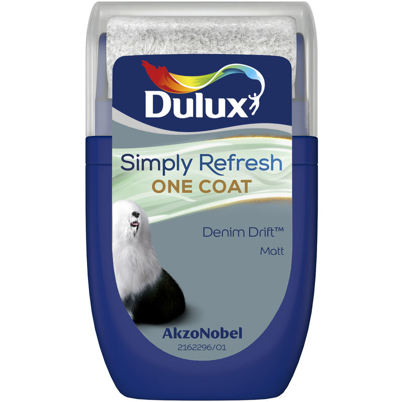 Dulux Retail - Dulux Simply Refresh One Coat Matt Tester Pot - 30ml - Denim Drift - Denim Drift