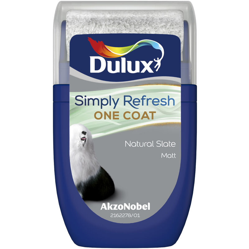 Dulux Retail - Dulux Simply Refresh One Coat Matt Tester Pot - 30ml - Natural Slate - Natural Slate