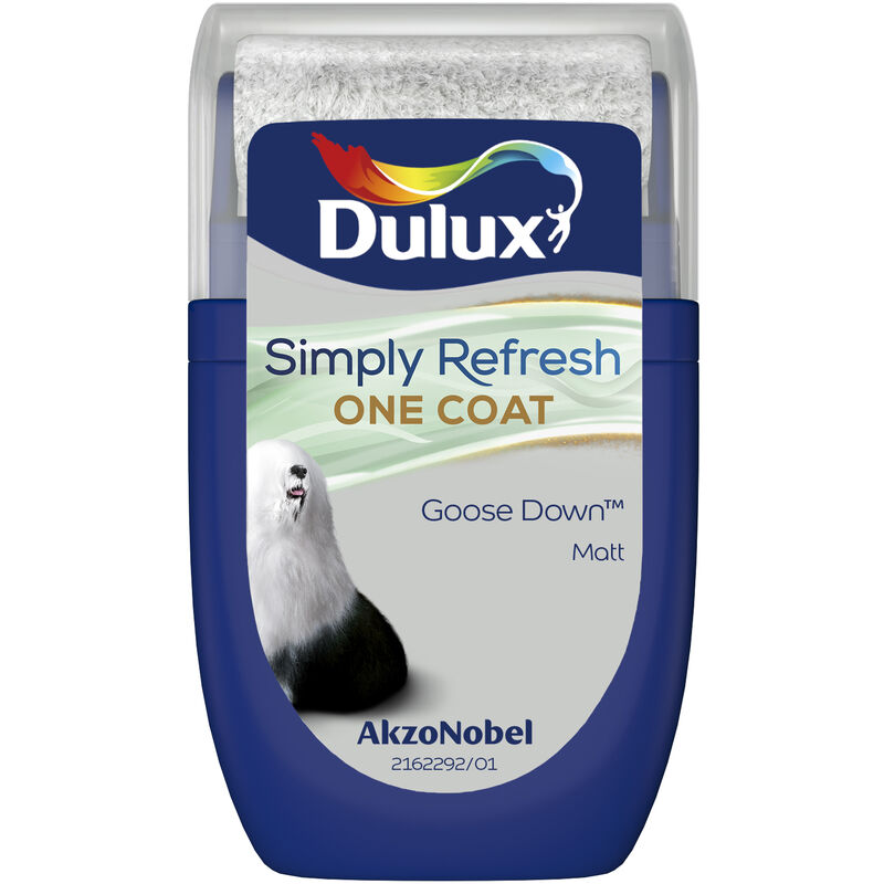 Dulux Retail - Dulux Simply Refresh One Coat Matt Tester Pot - 30ml - Goose Down - Goose Down