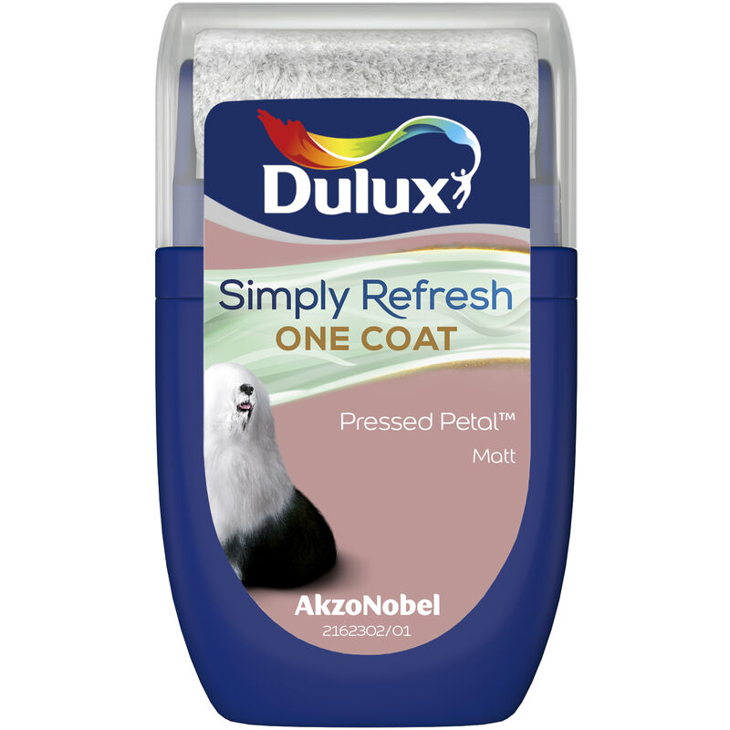 Dulux Retail - Dulux Simply Refresh One Coat Matt Tester Pot - 30ml - Pressed Petal - Pressed Petal