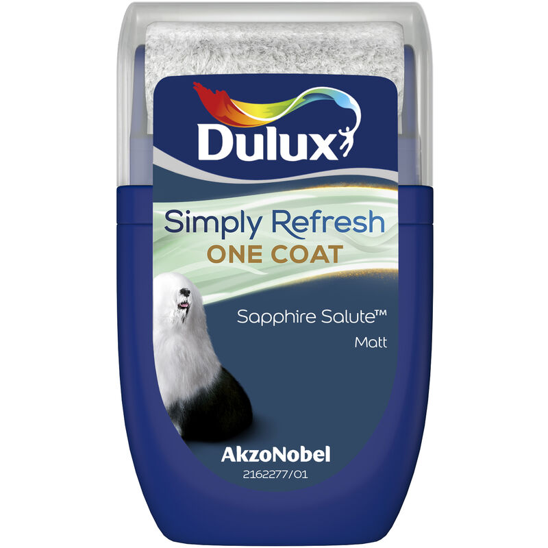 Dulux Retail - Dulux Simply Refresh One Coat Matt Tester Pot - 30ml - Sapphire Salute - Sapphire Salute