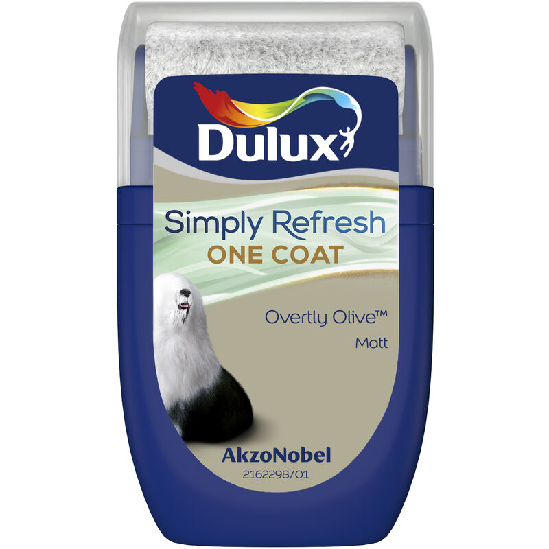 Dulux Retail - Dulux Simply Refresh One Coat Matt Tester Pot - 30ml - Overtly Olive - Overtly Olive