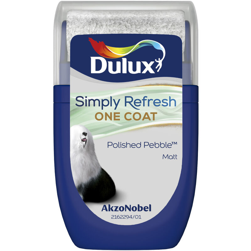 Dulux Retail - Dulux Simply Refresh One Coat Matt Tester Pot - 30ml - Polished Pebble - Polished Pebble