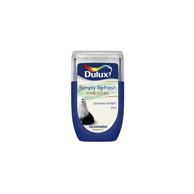 Dulux Retail - Dulux Simply Refresh One Coat Matt Tester Pot - 30ml - Jasmine White - Jasmine White