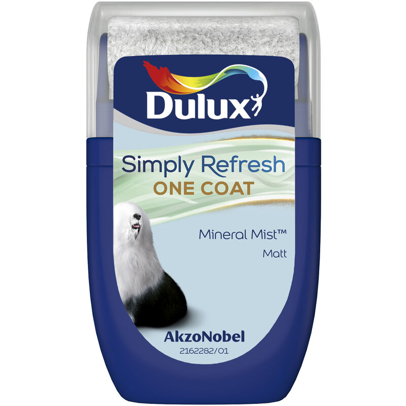 Dulux Retail - Dulux Simply Refresh One Coat Matt Tester Pot - 30ml - Mineral Mist - Mineral Mist