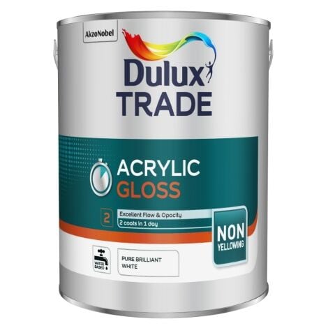 Dulux Trade Ecosure Acrylic Gloss Pure Brilliant White Select Size P 876273 2326057 1 