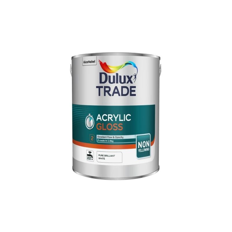 Dulux Trade High Gloss Pure Brilliant White 5 Litres Pure Brilliant White Duluxtrade Us 3084