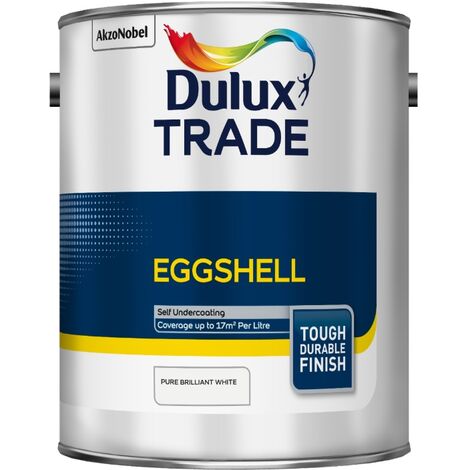 Dulux Trade Eggshell - Pure Brilliant White - 5L