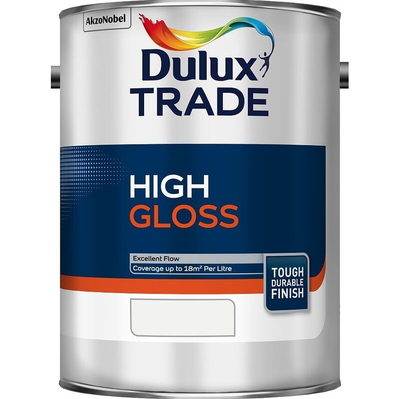 Dulux Trade High Gloss Pure - Brilliant White - 1 Litres