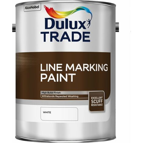 Dulux Trade Line Marking Paint - White - 5 Litres