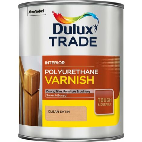 Dulux Trade Polyurethane Varnish - Satin - 1L