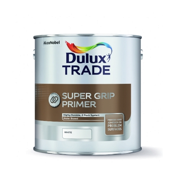 5 Litres Dulux Trade Super Grip Primer White 5183947 5 Litres Dulux Trade Super Grip Primer White 5183947