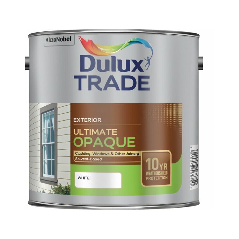 Dulux Valentine - Dulux Trade Ultimate Weathershield Opaque White 2.5L