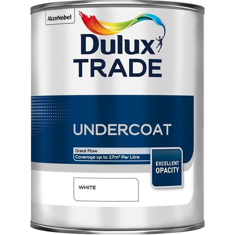 Dulux Trade Undercoat - White - 1 Litre