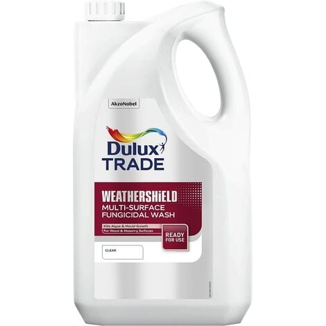 Dulux Trade Weathershield Fungicidal Wash 5 Litres