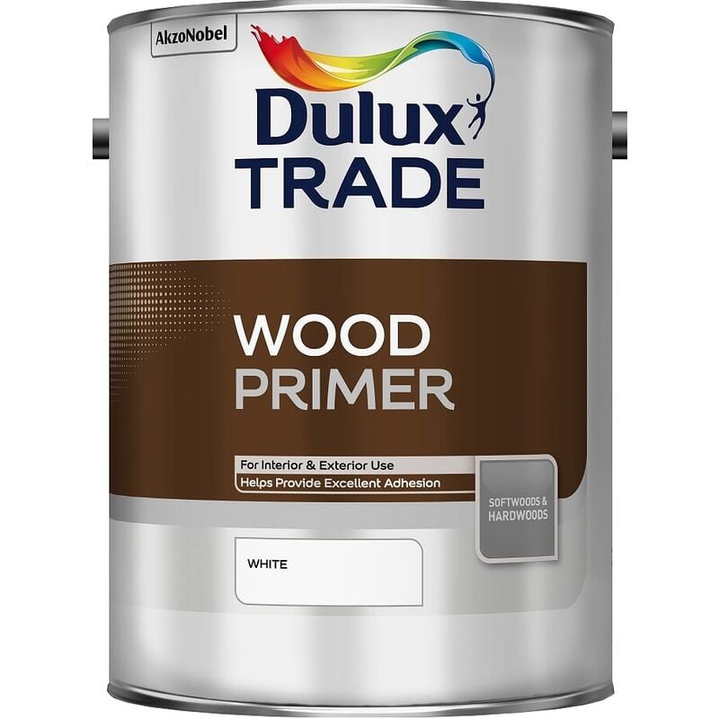 Dulux Valentine - Dulux Trade Wood Primer White 5L