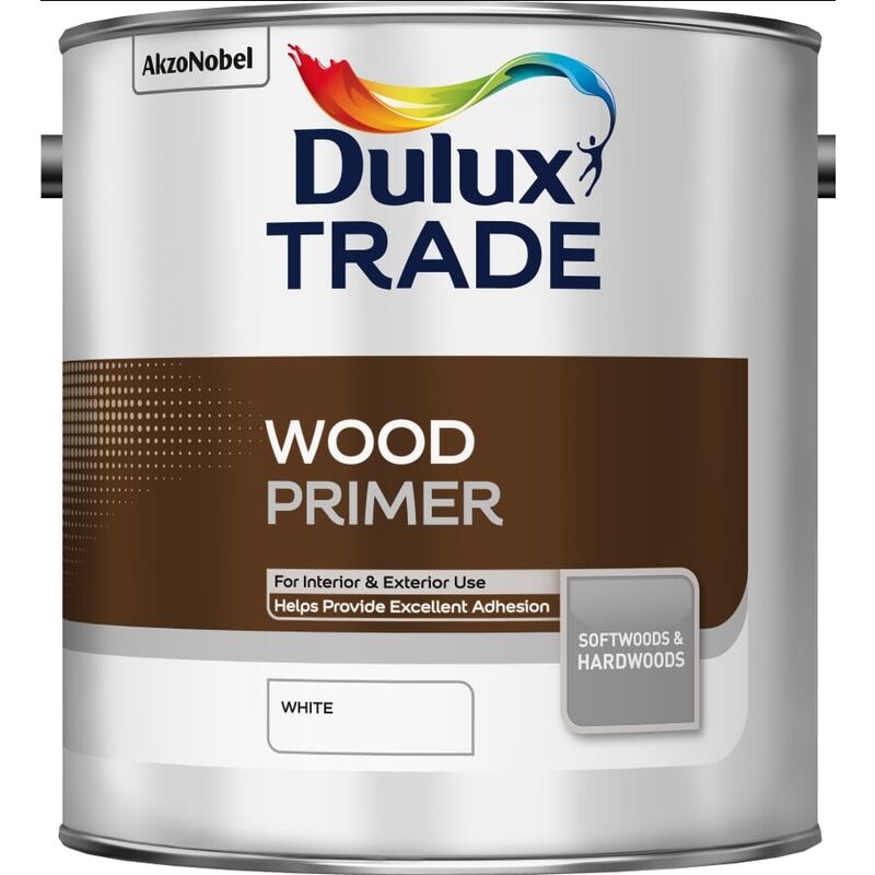 Dulux - Trade Wood Primer - White - 2.5L
