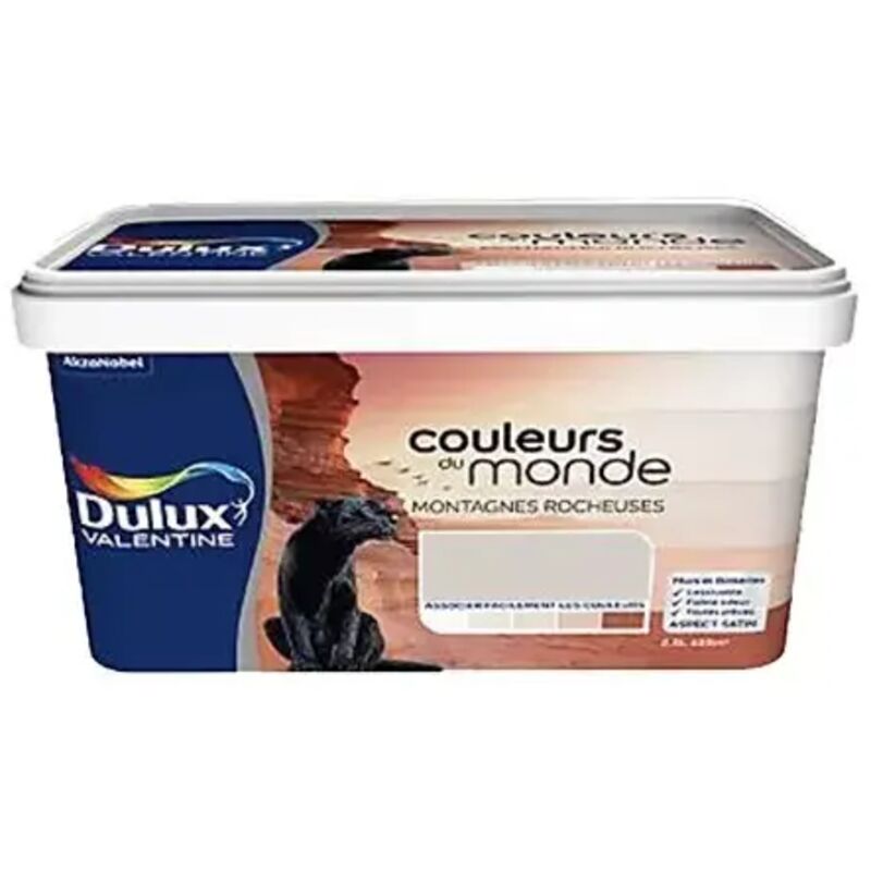 Couleurs du monde Montagnes Rocheuses Clair 2,5 l - Dulux Valentine