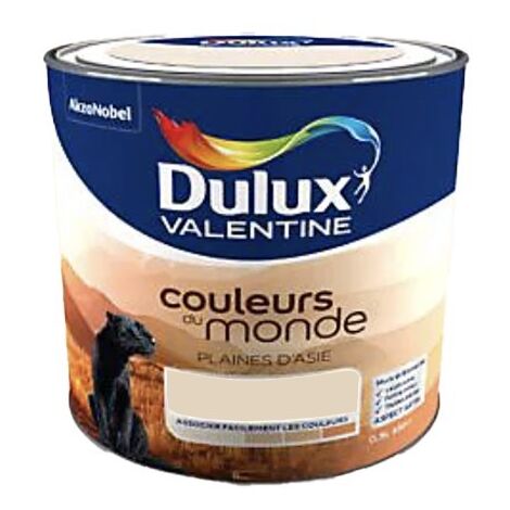 DULUX VALENTINE Couleurs du monde Plaines d'Asie Pastel 0,5 L - Plaines d'Asie Pastel