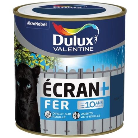 DULUX VALENTINE - Ecran fer brillant 0.5l marine