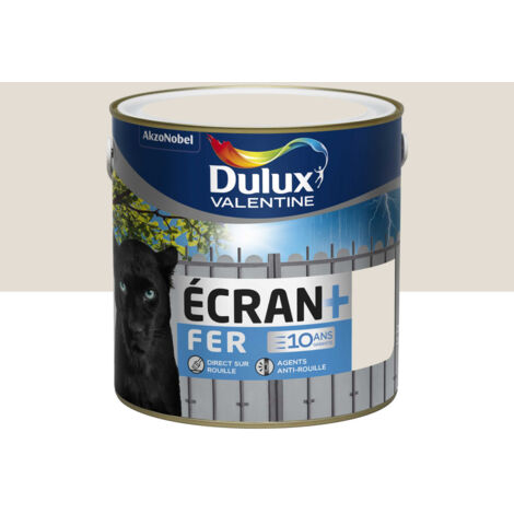 Dulux Valentine Peinture Spéciale Fer Blanc Crème 2 Litres