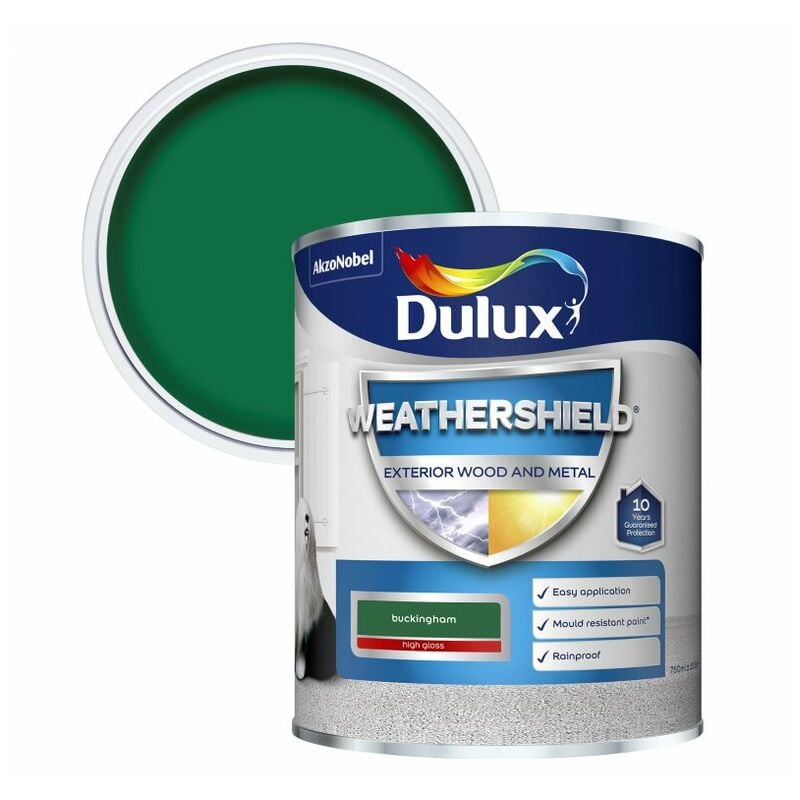 Dulux Retail - Dulux Weathershield Exterior Gloss Paint - Buckingham - 750ml